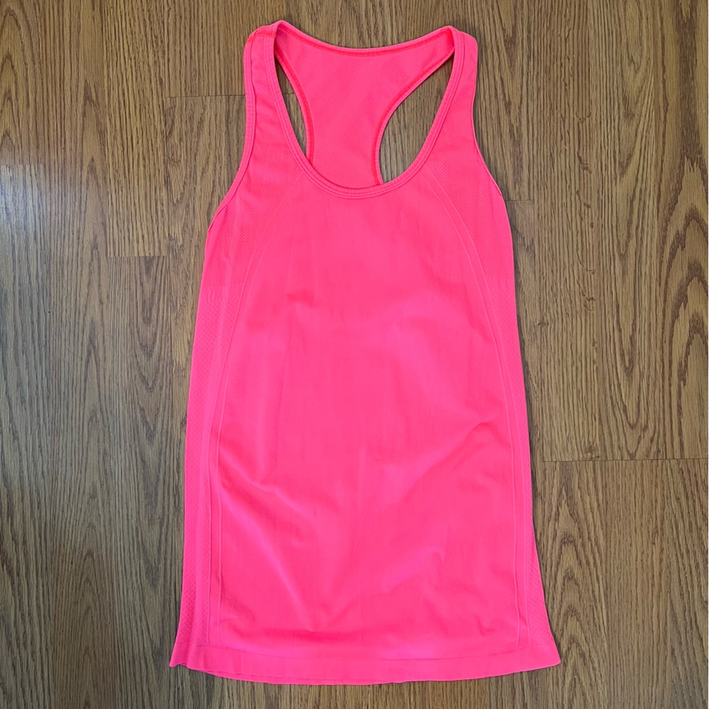 Athleta Medium Women's Orange Racerback Tank Top Size Medium
